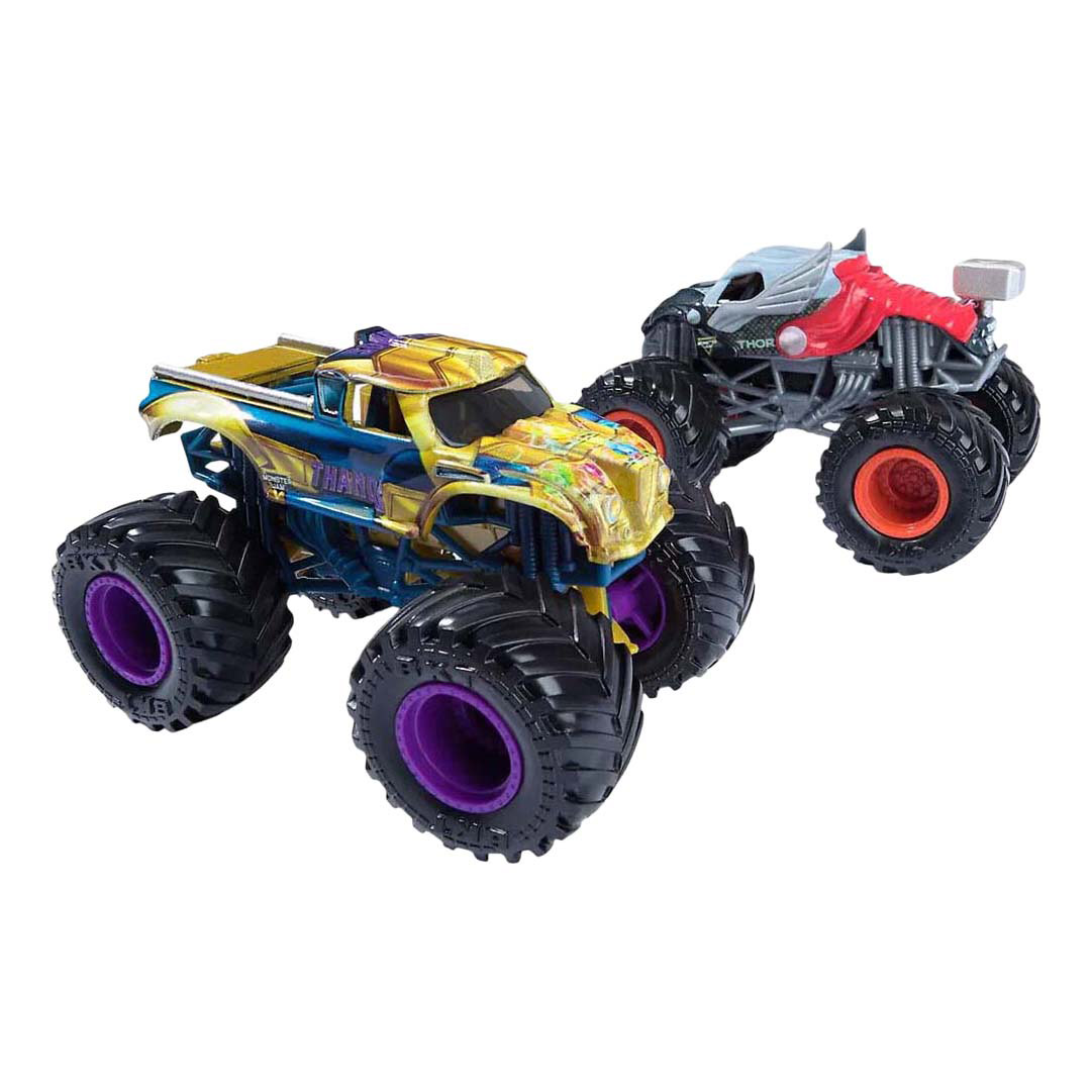 Véhicules Monster Jam moulés sous pression 1:64 Marvel, 2e.