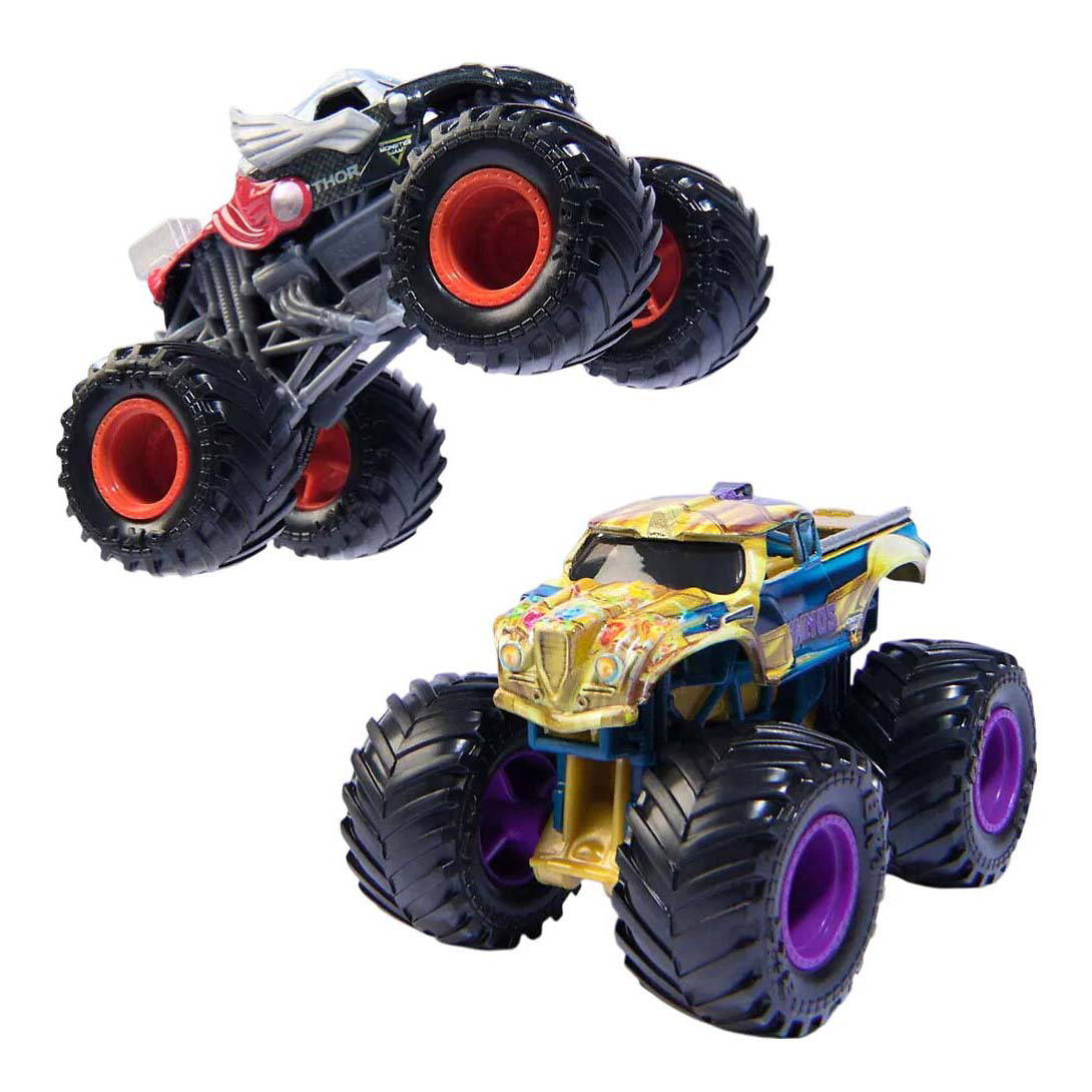 Véhicules Monster Jam moulés sous pression 1:64 Marvel, 2e.