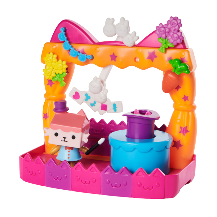 Gabby's Dollhouse Balcony Baby Kitty Spielset, 8-teilig.