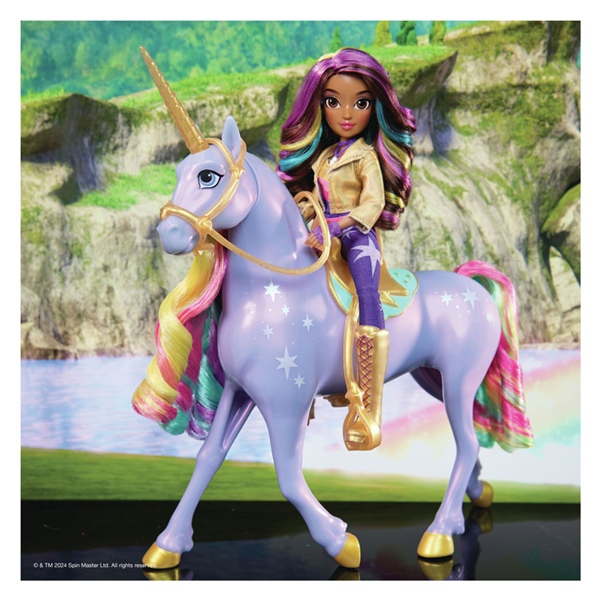 Unicorn Academy - Eenhoorn Wildstar Rainbow met Licht