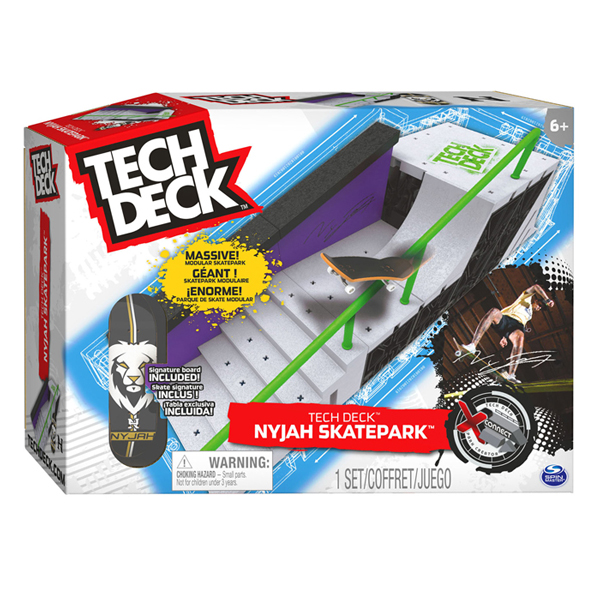 Tech Deck Nyjah Skatepark X-Connect Park Creator Schans Speelset