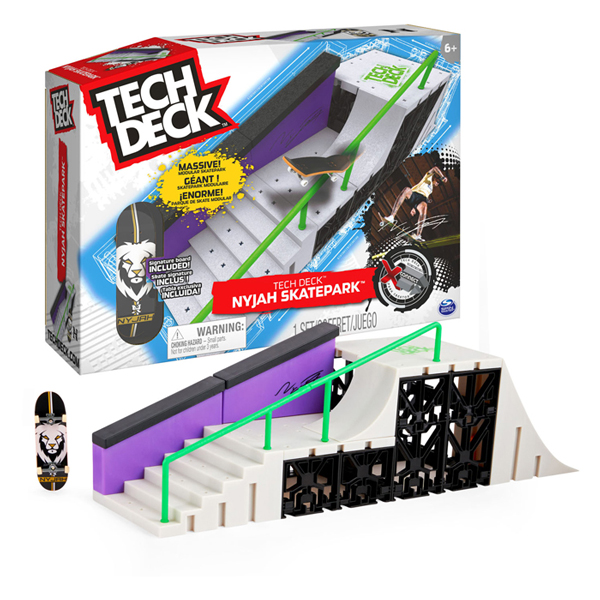 Tech Deck Nyjah Skatepark X-Connect Park Creator Ramp-Spielset