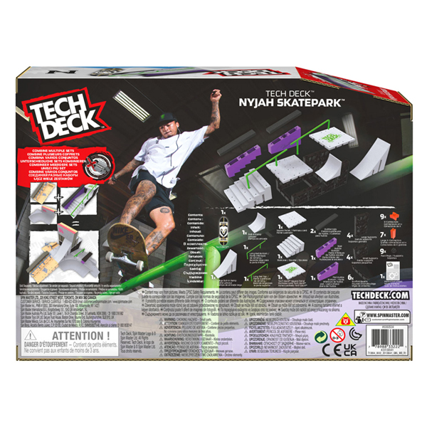 Tech Deck Nyjah Skatepark X-Connect Park Creator Schans Speelset