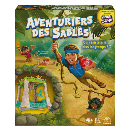 Kinectic Sand Aventuriers des Sables Jeu de société Sink n Sand (Français)