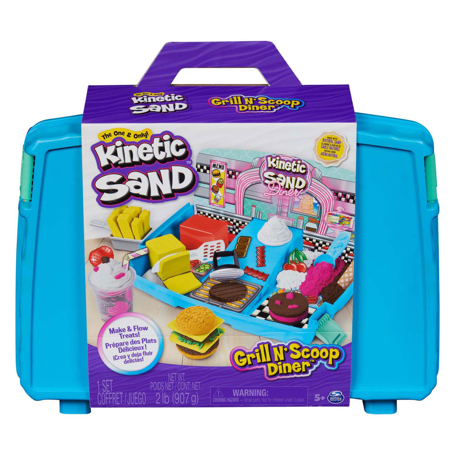 Kinetic Sand Snackbar Speelset