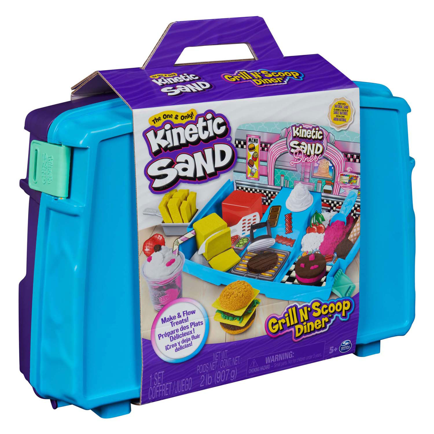 Kinetic Sand Snackbar Speelset