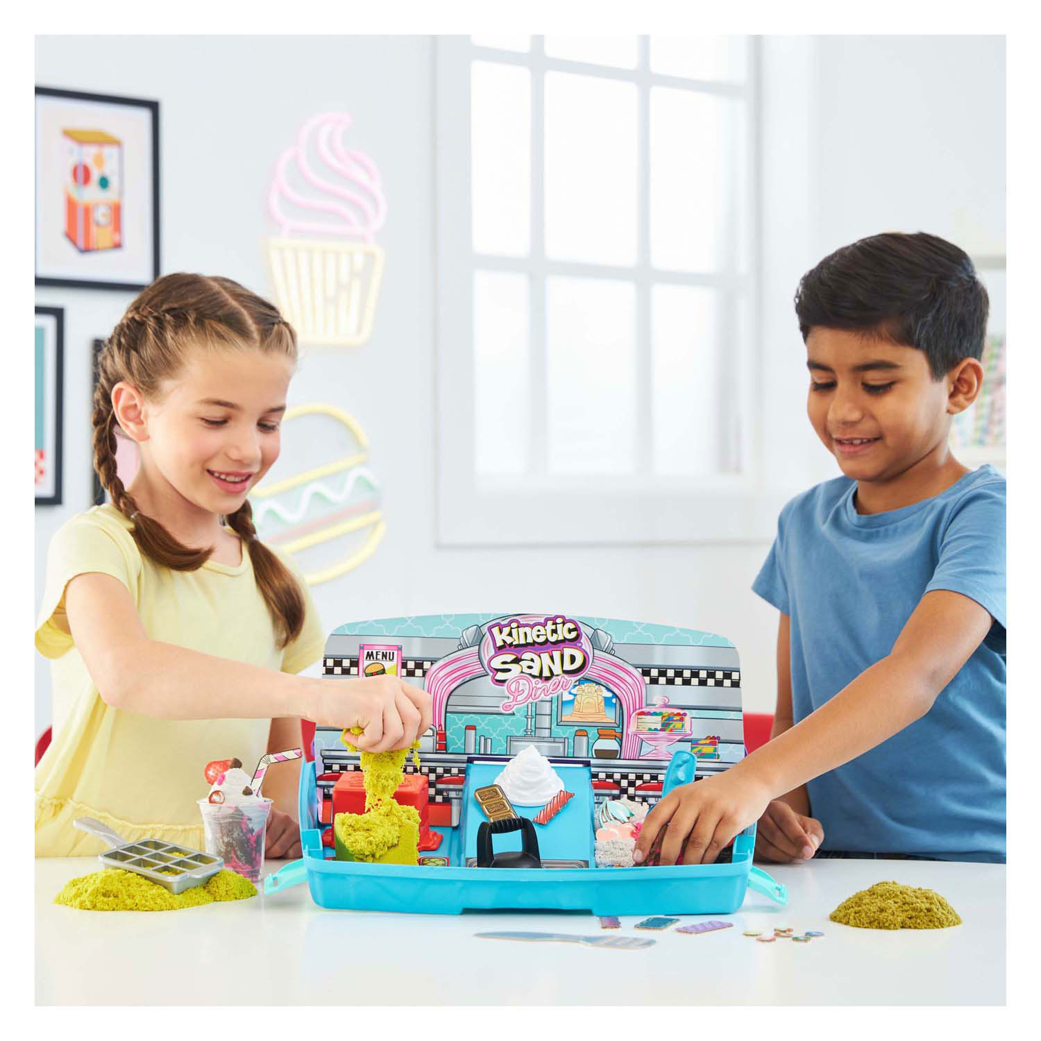 Kinetic Sand Snackbar Speelset