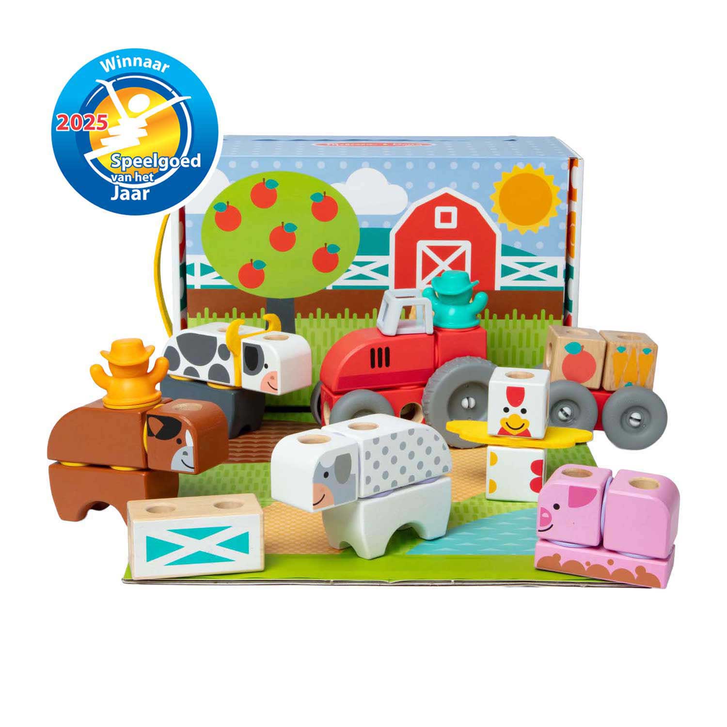 Melissa & Doug - Blockables Boerderij Speelset - 56st.