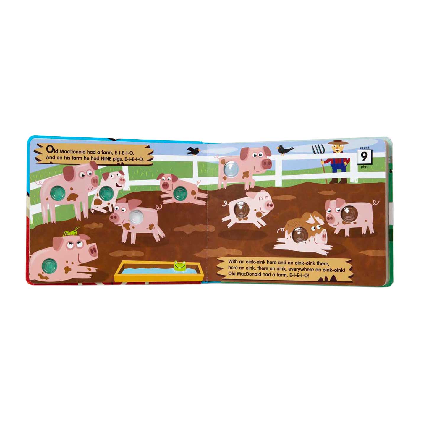 Houten Puzzel met Geluiden - Old MacDonald's Boerderij