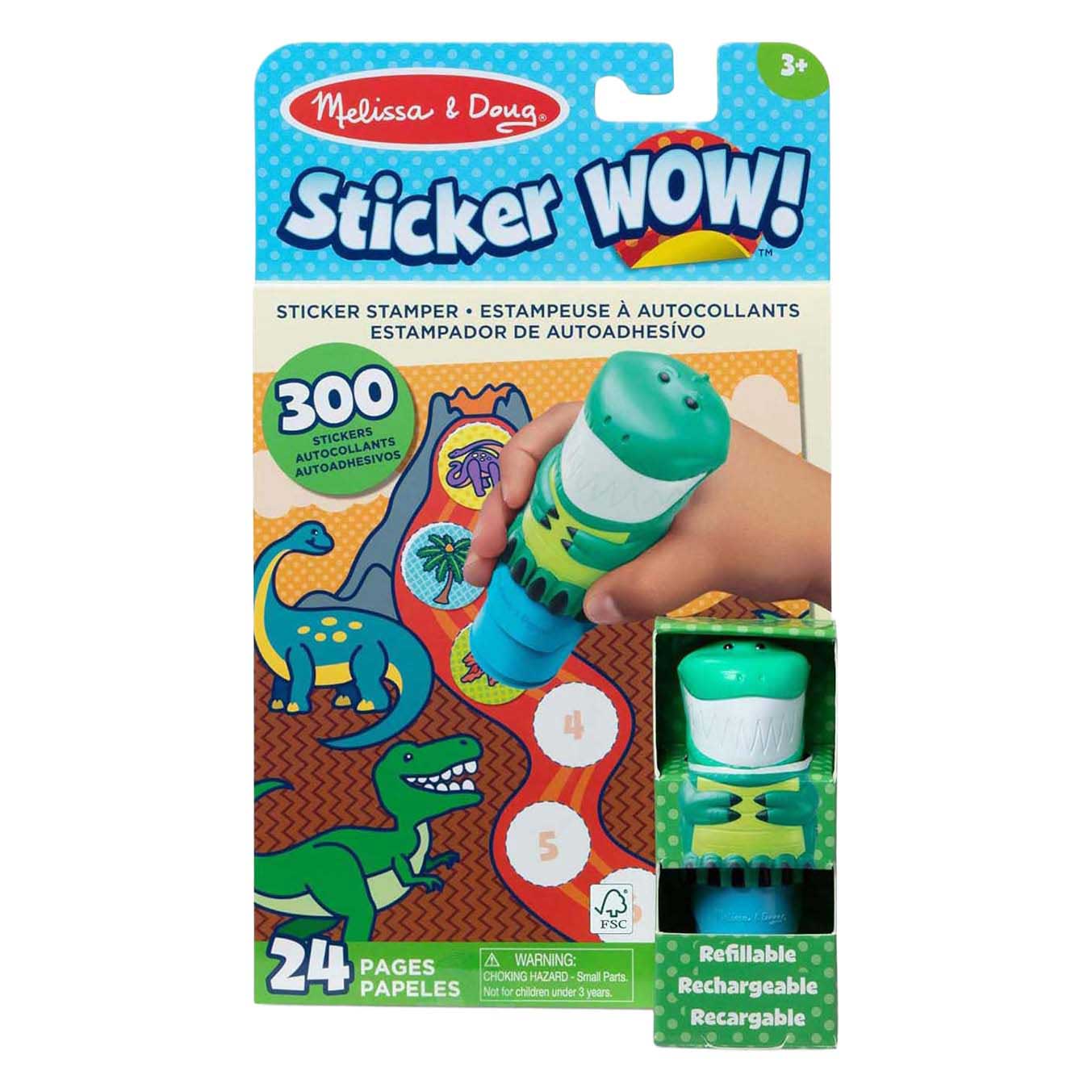 Autocollant Wow! Dino - 300 autocollants