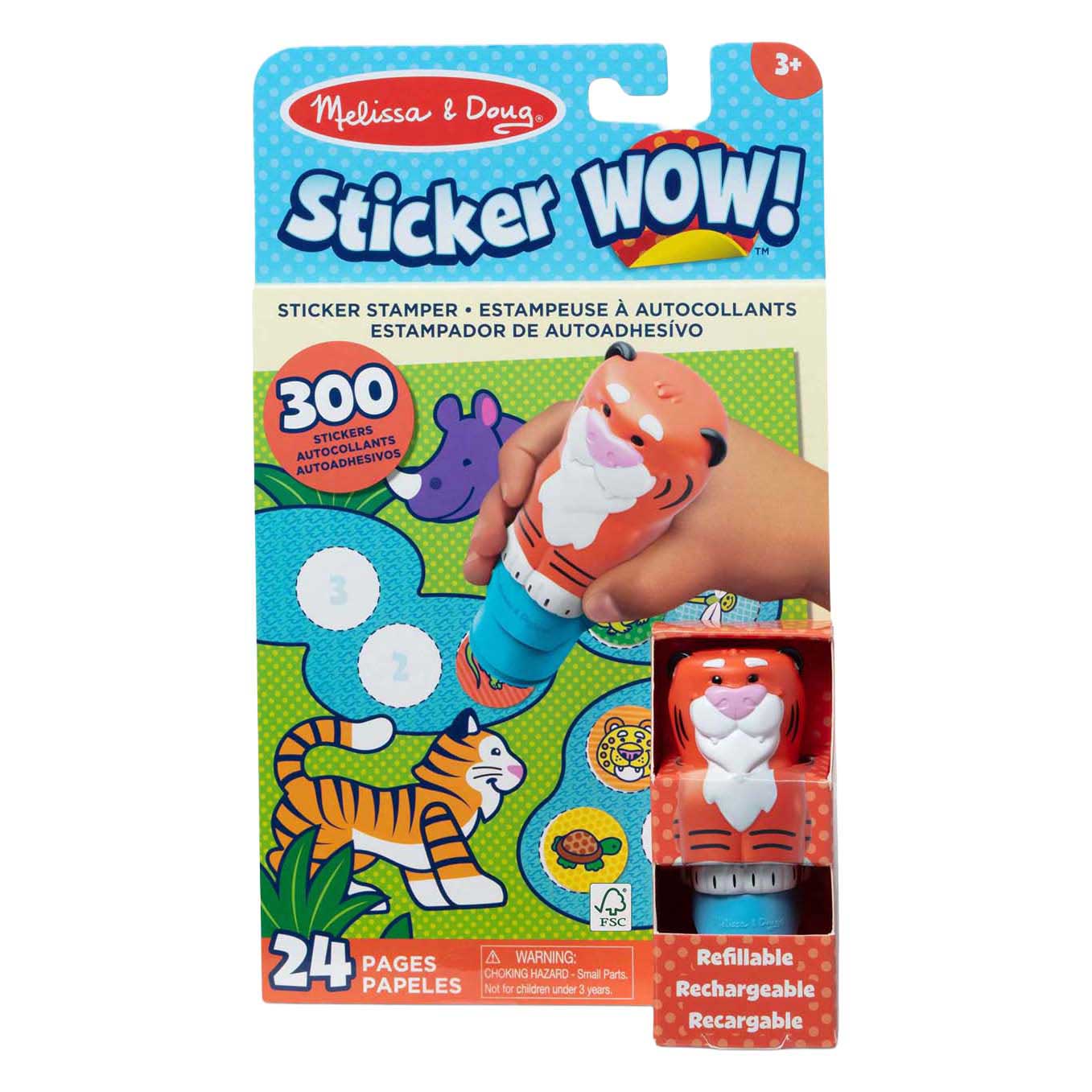 Sticker Wow! - Tijger - 300 Stickers