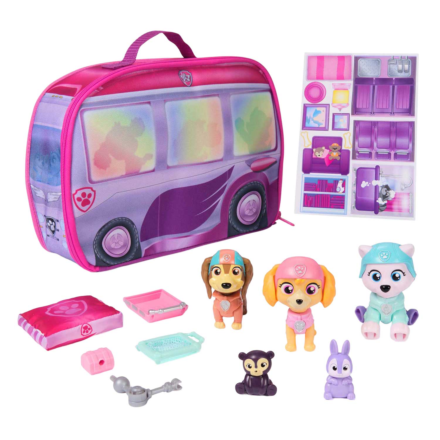 PAW Patrol - Skye's Wereld Deluxe Figuren in Camper