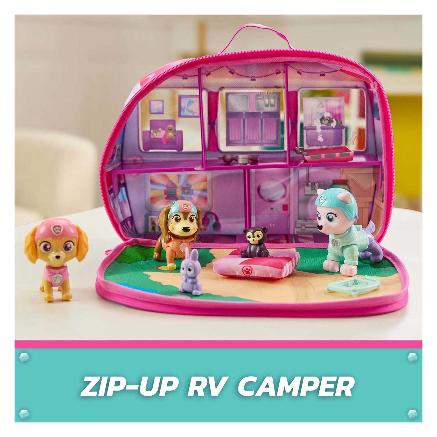 PAW Patrol - Skye's Wereld Deluxe Figuren in Camper