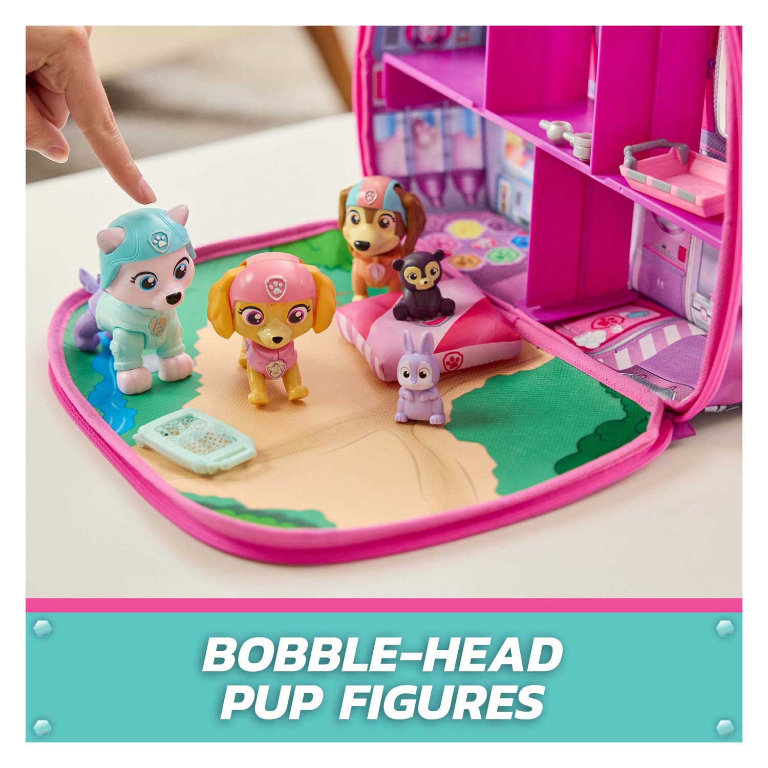 PAW Patrol - Skye's Wereld Deluxe Figuren in Camper