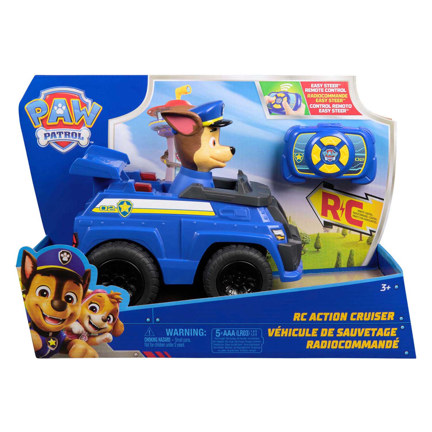 PAW Patrol Bestuurbare Politieauto - Chase