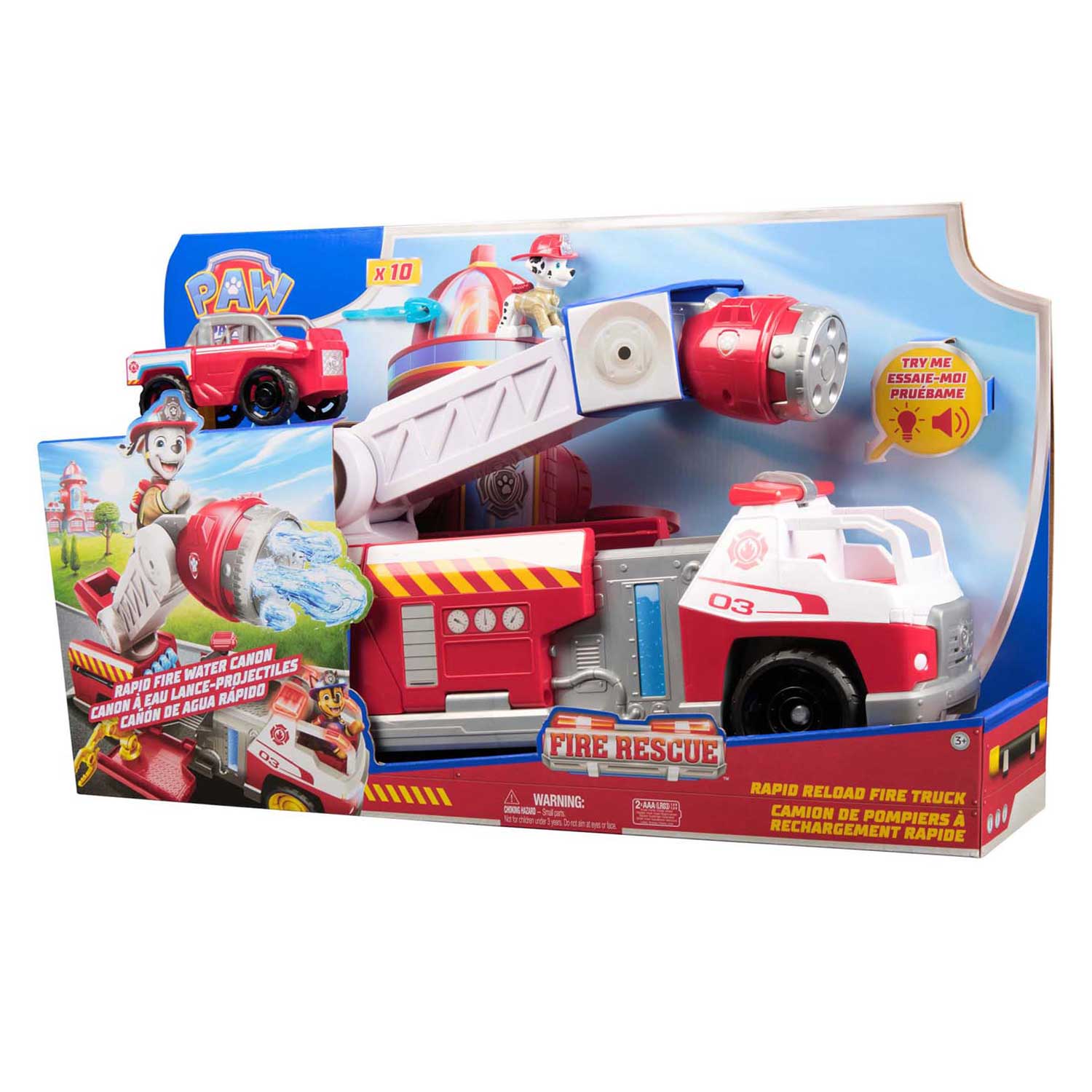 Pat' Patrouille Fire Rescue - Camion de pompiers de luxe