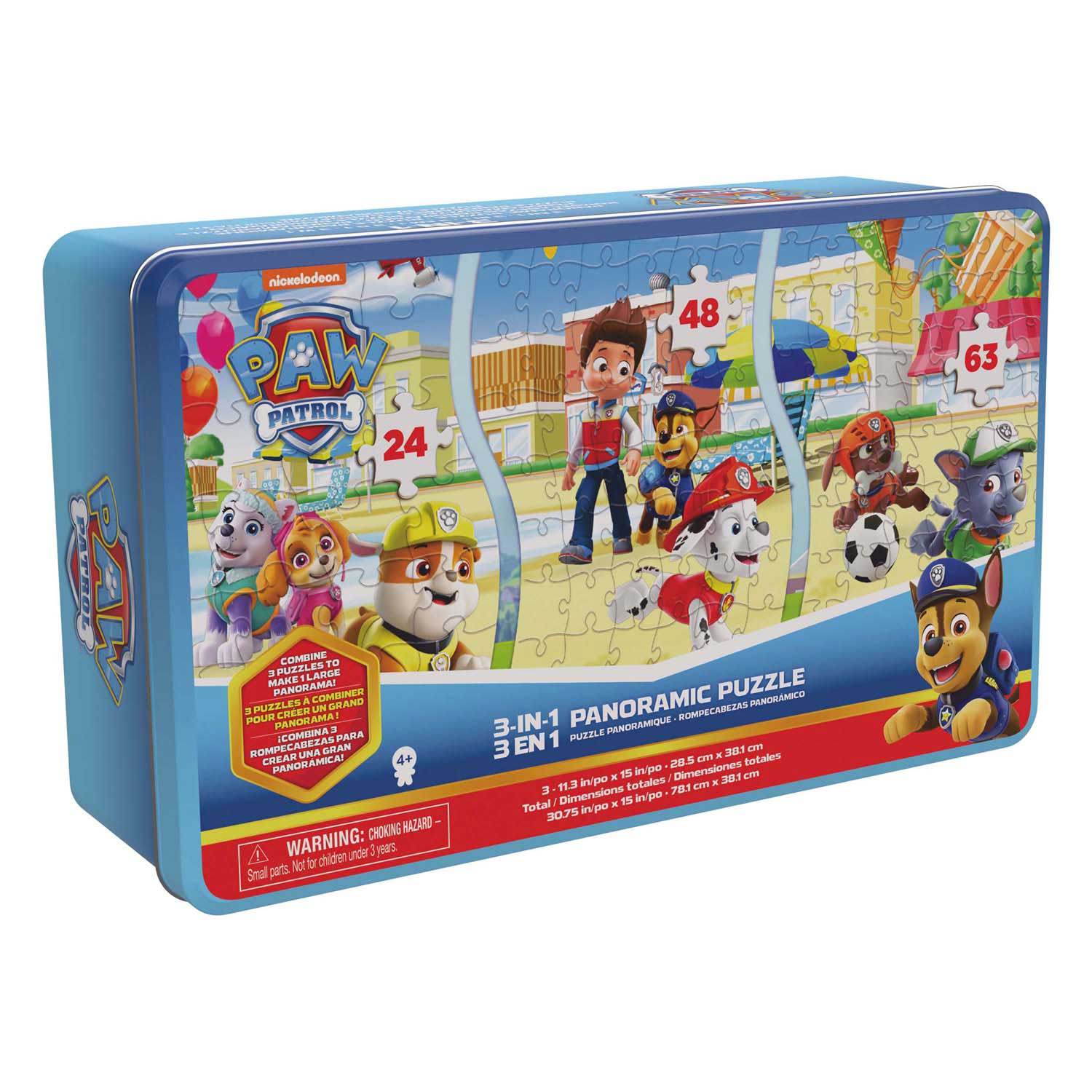 PAW Patrol - Panoramapuzzel 3-in-1