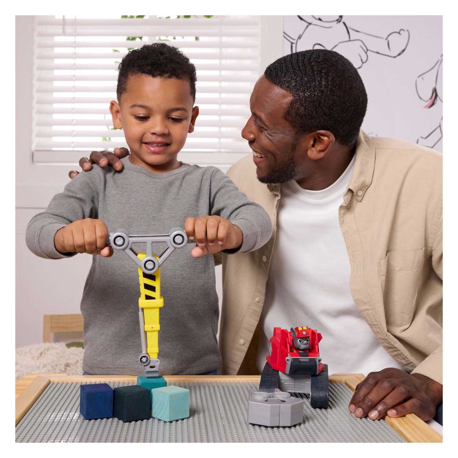 PAW Patrol Rubble en Crew - Charger Gereedschapsvoertuig