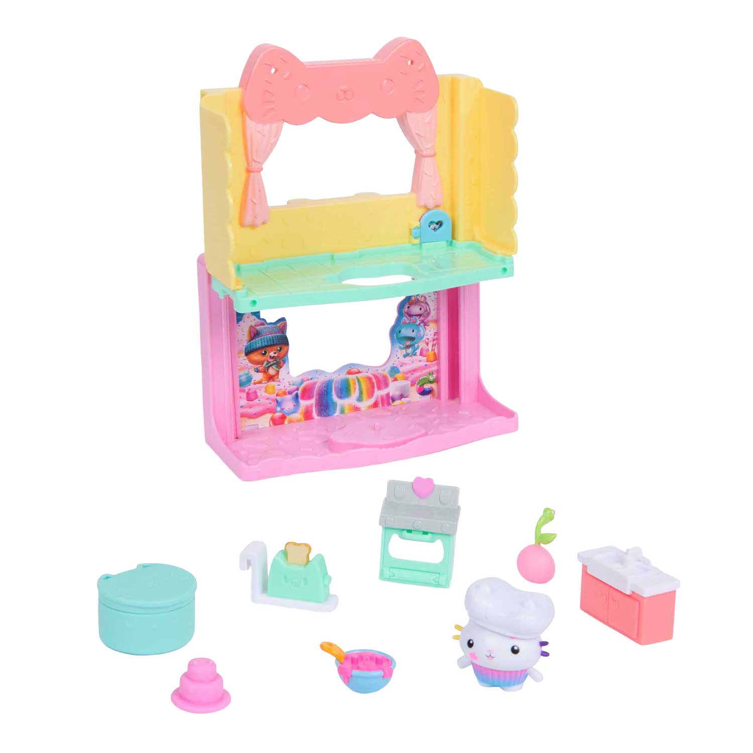 Gabby's Poppenhuis - Cakey's Keuken - 10dlg