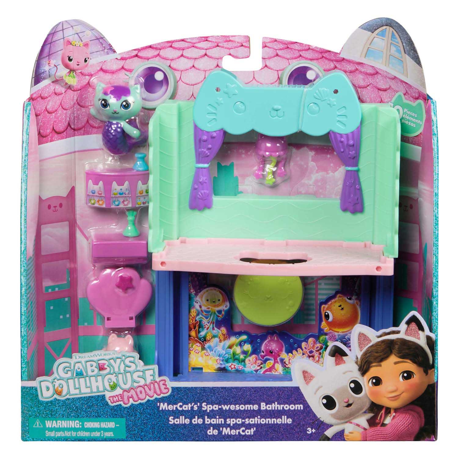 Gabby's Poppenhuis - Meerminkats Badkamer