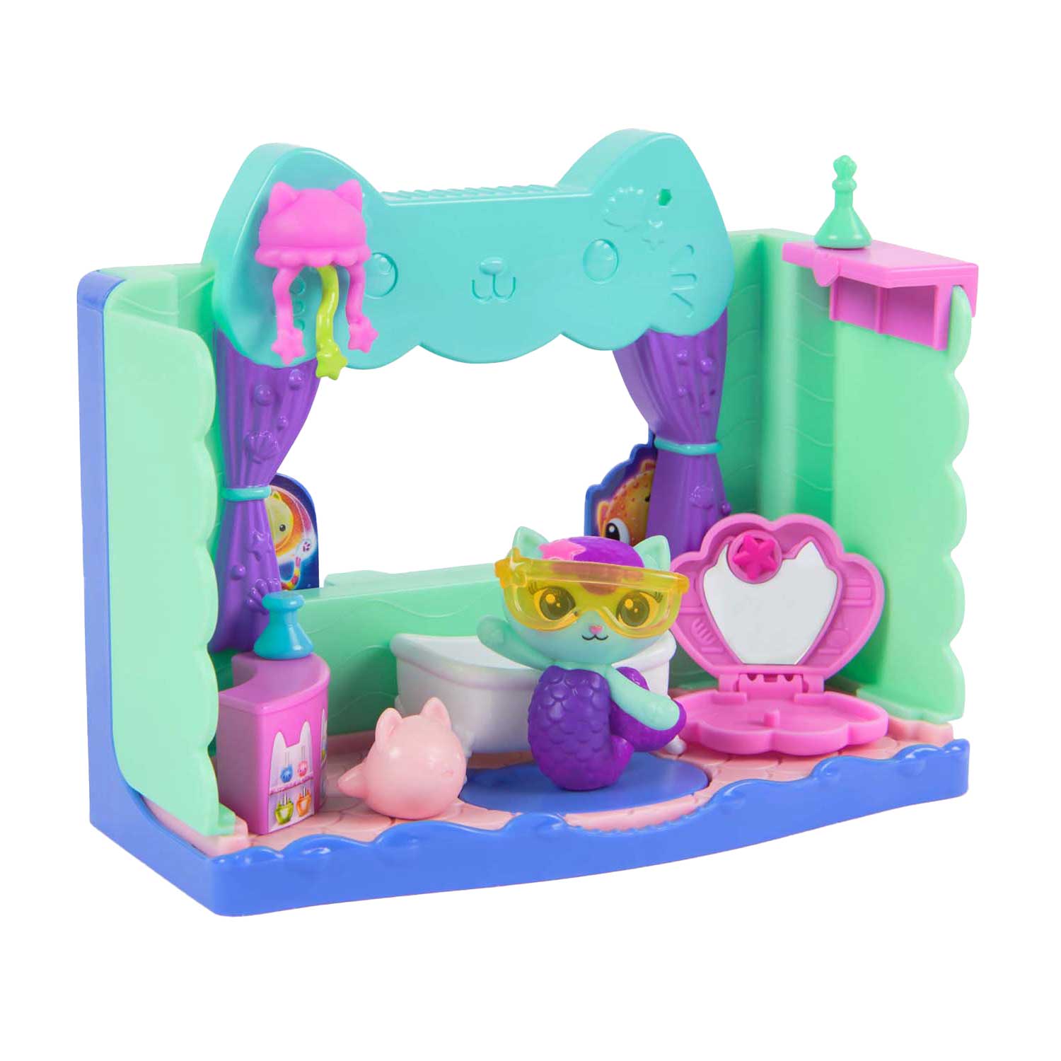 Gabby's Poppenhuis - Meerminkats Badkamer