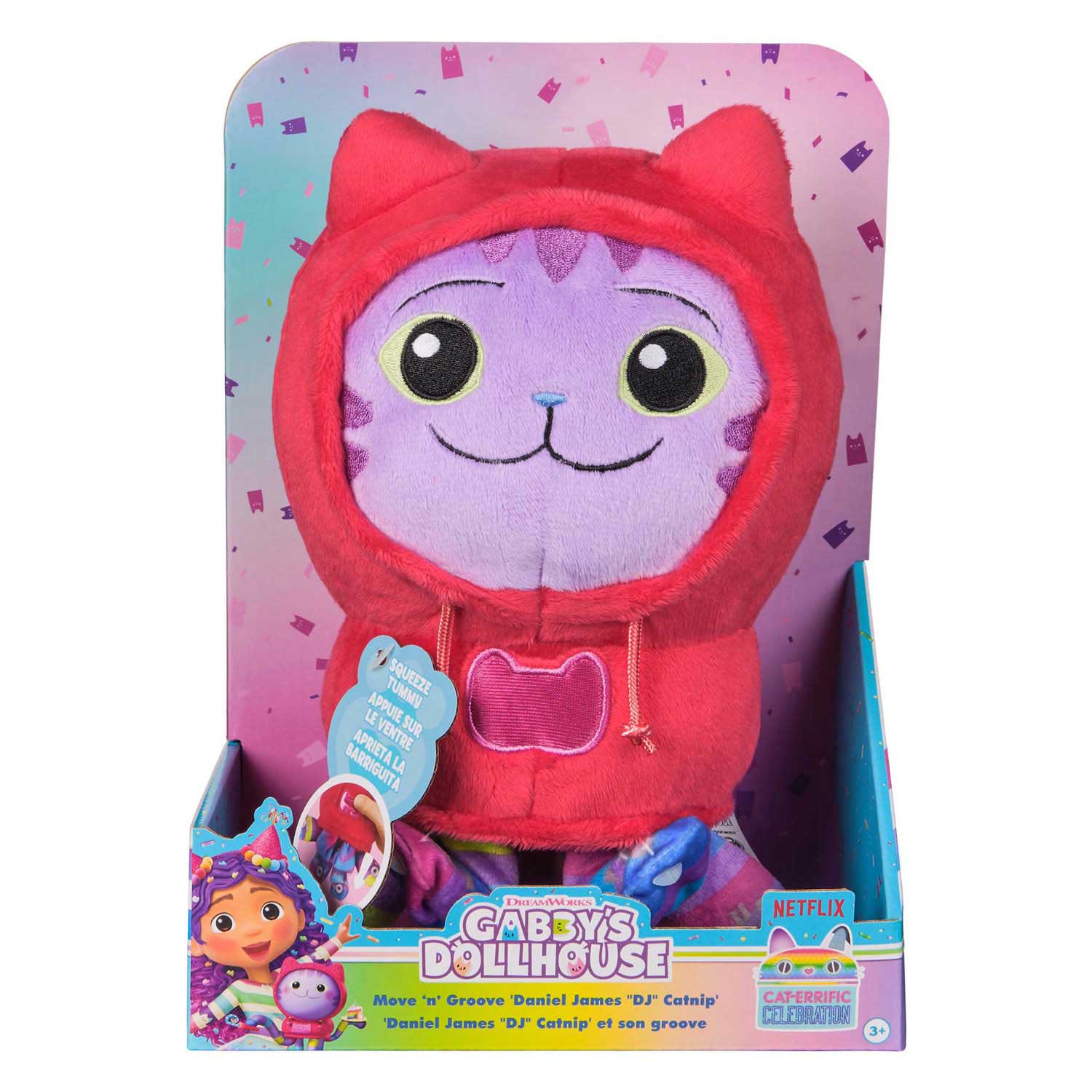 Gabby et la maison magique - Peluche de luxe DJ Catnip
