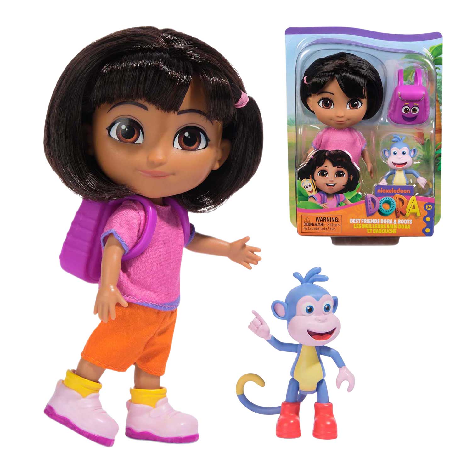 Dora Pop met Rugzak & Boots - 30cm