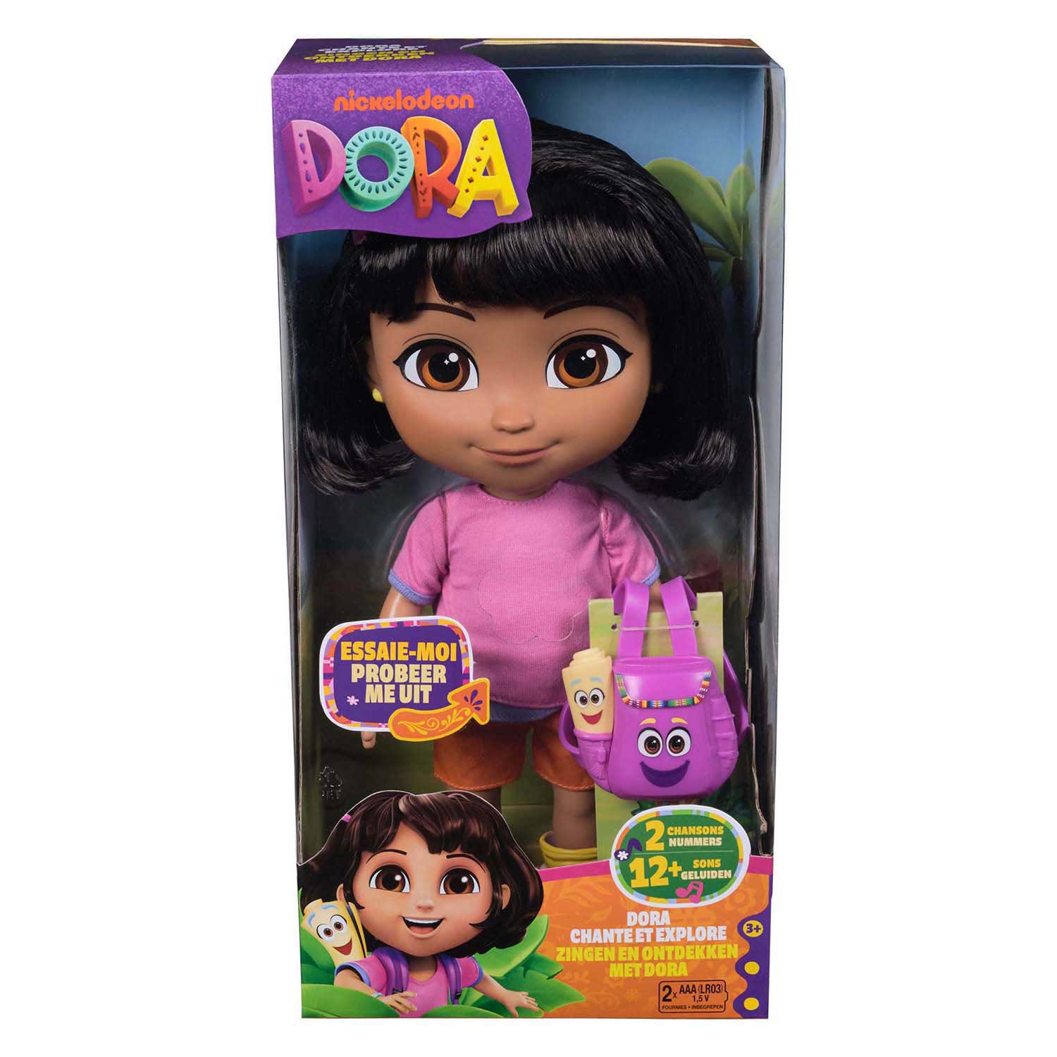Poupée Dora avec musique et son - 30 cm