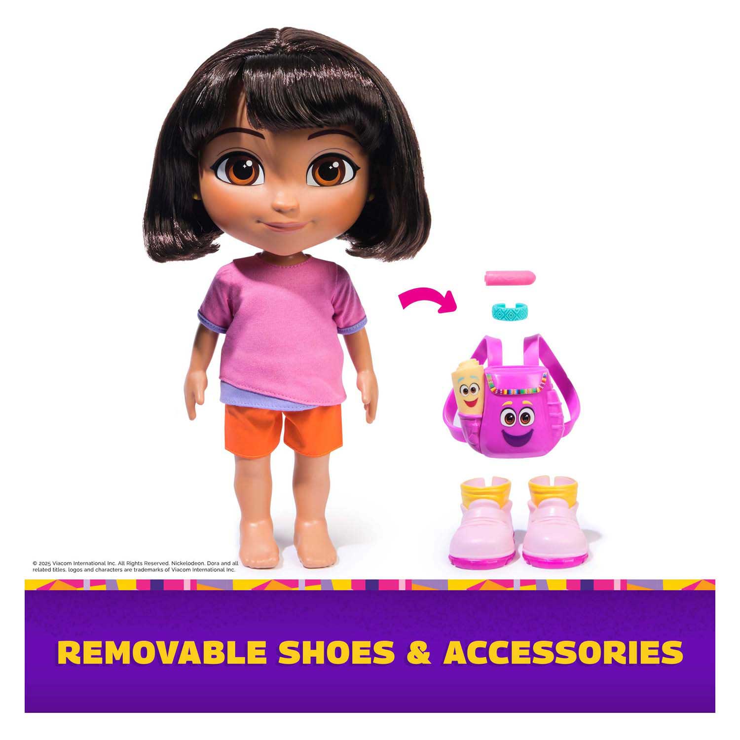 Poupée Dora avec musique et son - 30 cm