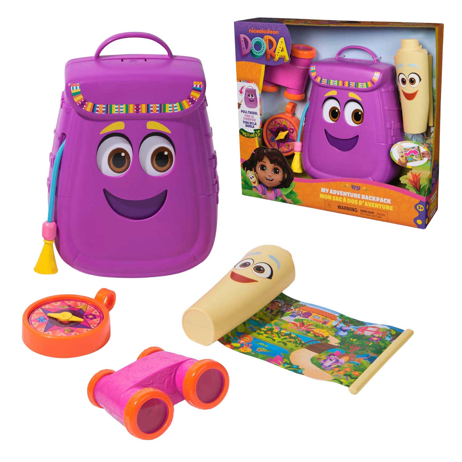 Dora Rugzak met 3 Accessoires