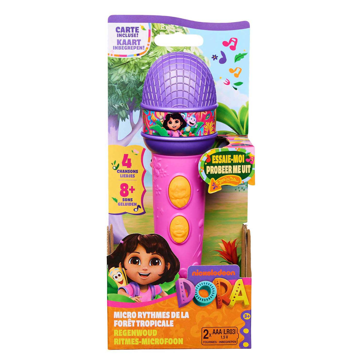 Microphone Dora avec musique et son