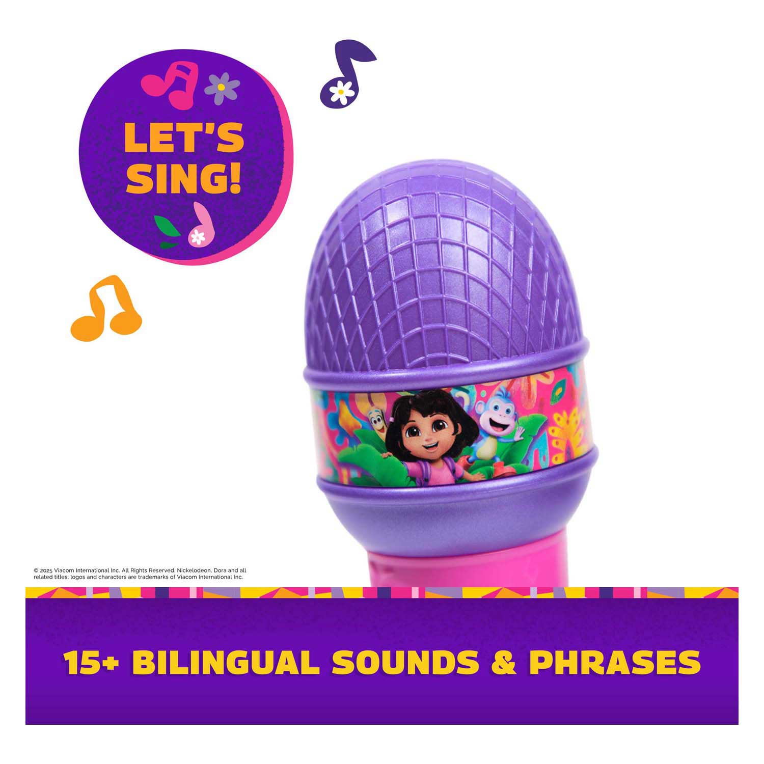 Microphone Dora avec musique et son