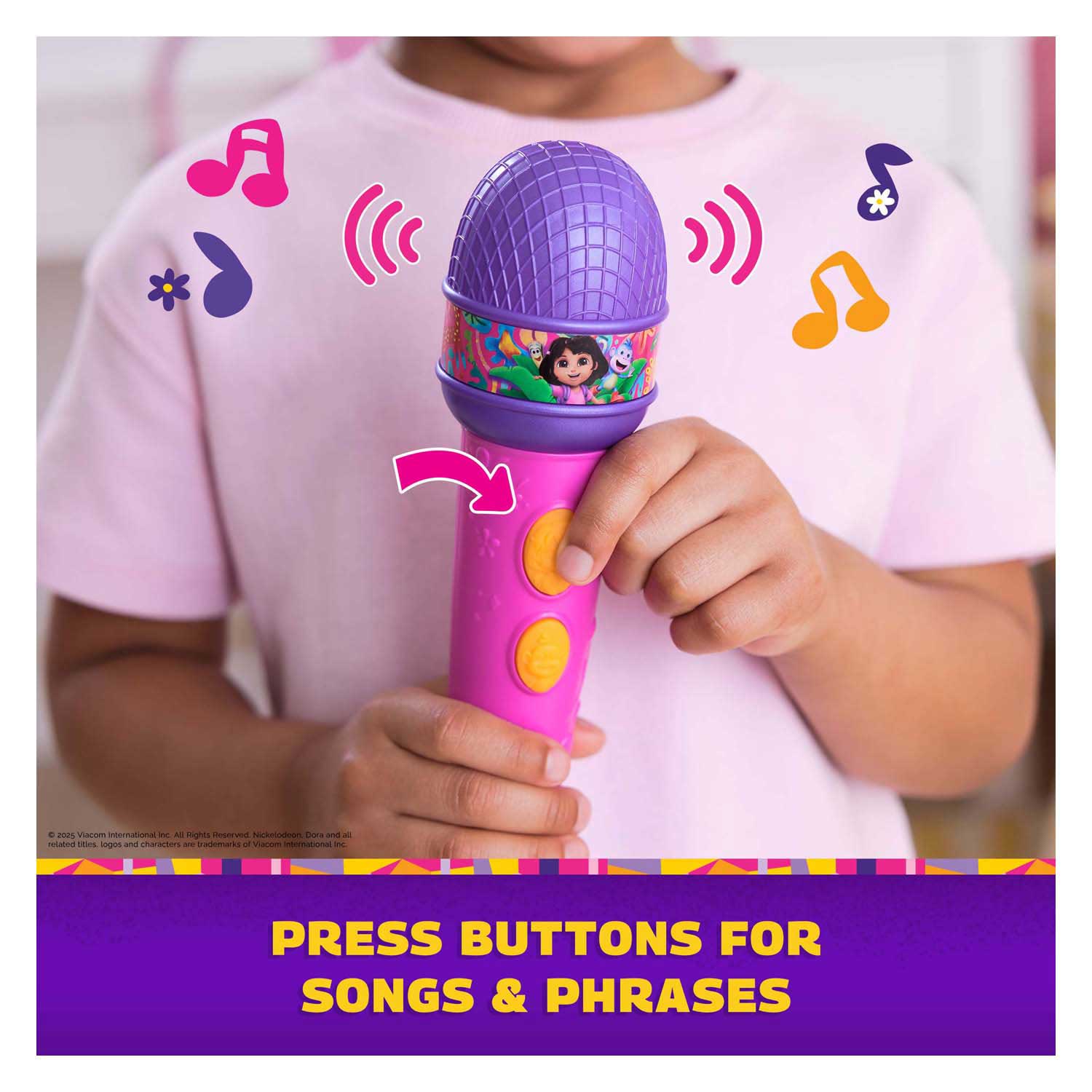 Microphone Dora avec musique et son