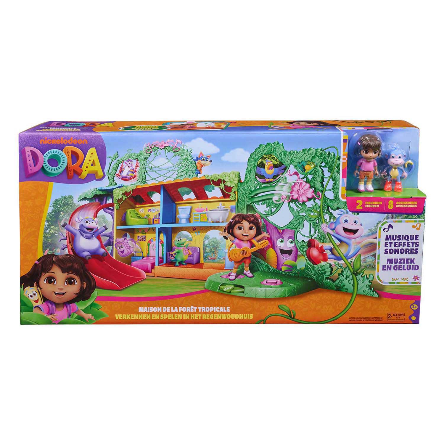 Little People Barbie Dierenspa Speelset Voor Peuters - Met Muziek & Geluidjes, 2 Verdiepingen, 4 Onderdelen, HJW76
