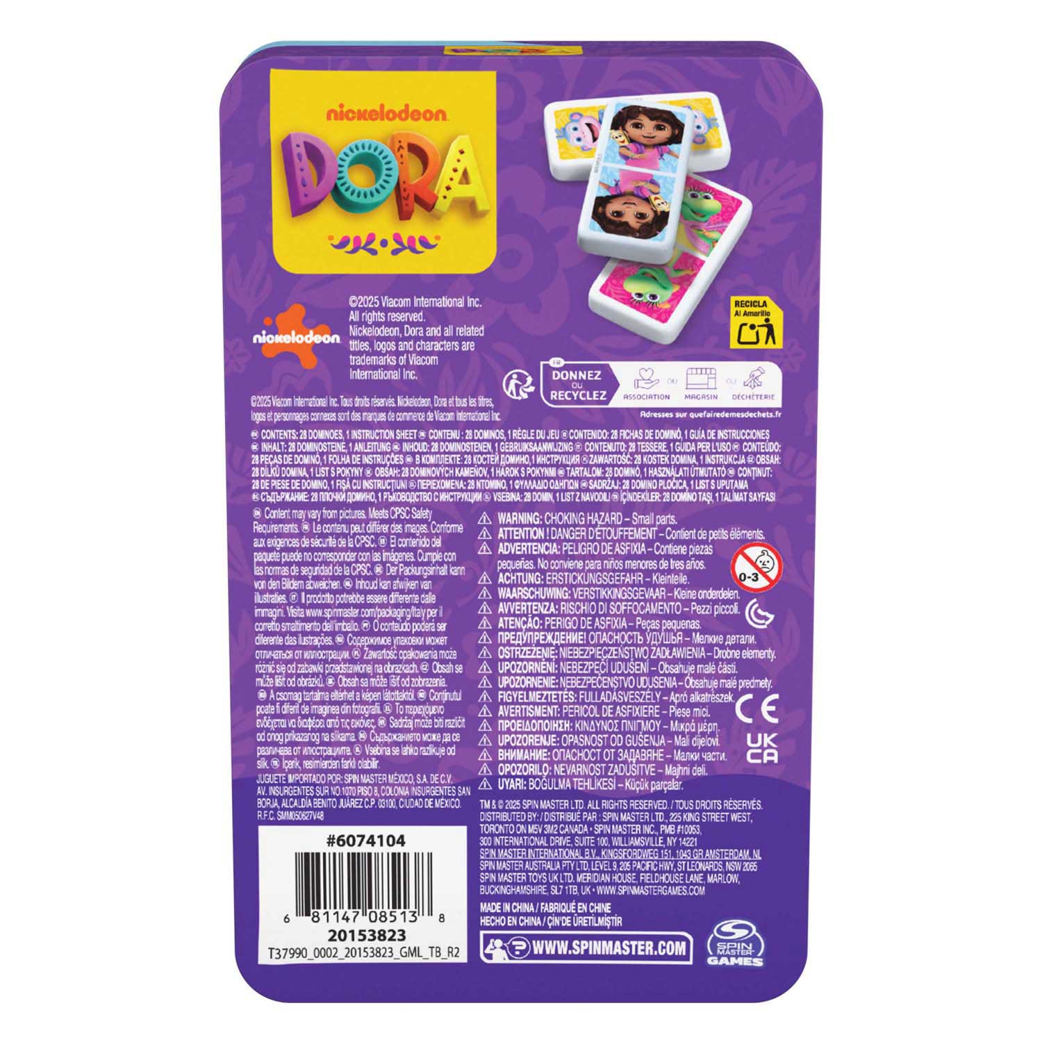 Dora Domino's in Blik