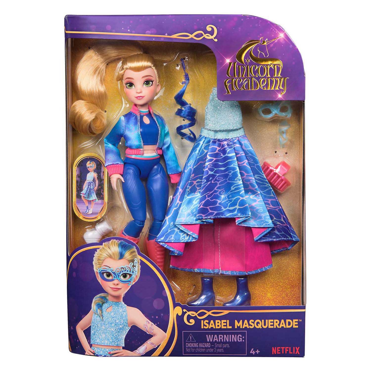 Unicorn Academy - Pop Deluxe Isabel Gemaskerd Bal - 24 cm