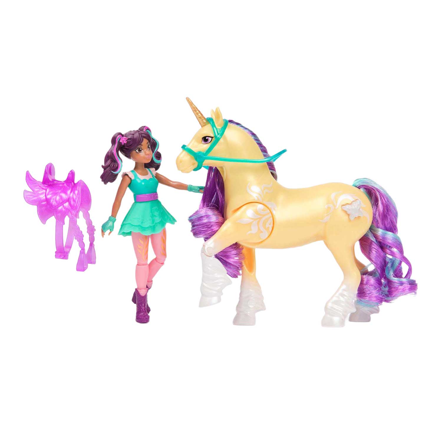 Unicorn Academy - Pop Ava en Eenhoorn Leaf met Licht
