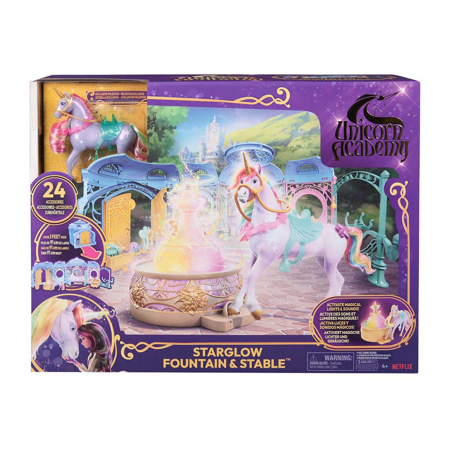 Unicorn Academy - Stalspeelset met Licht en Geluid