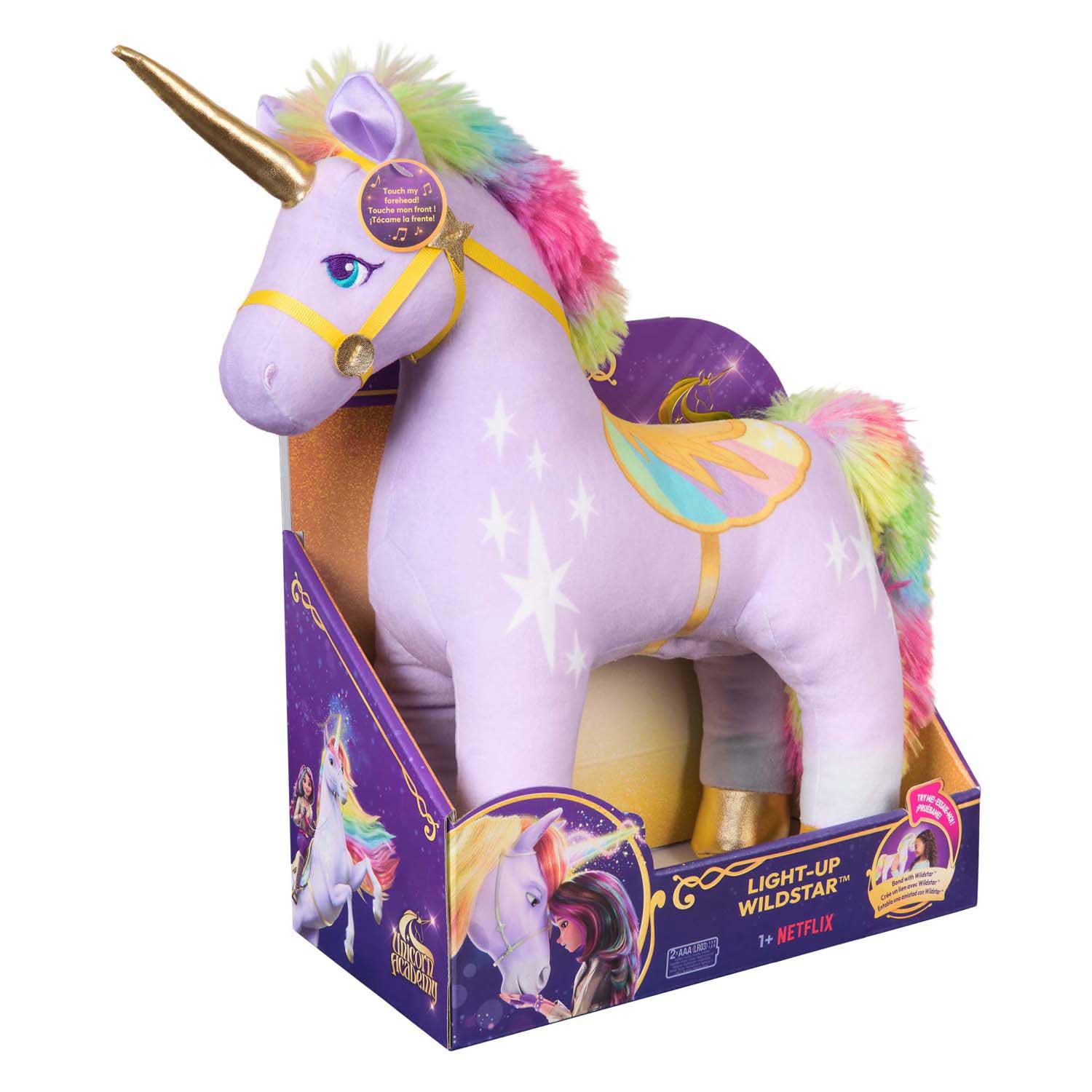 Peluche Unicorn Academy Licorne Wildstar - 38 cm