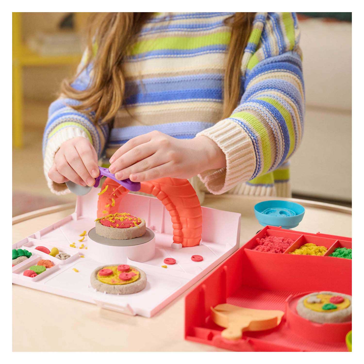 Kinetic Sand - Squish Pizza Set
