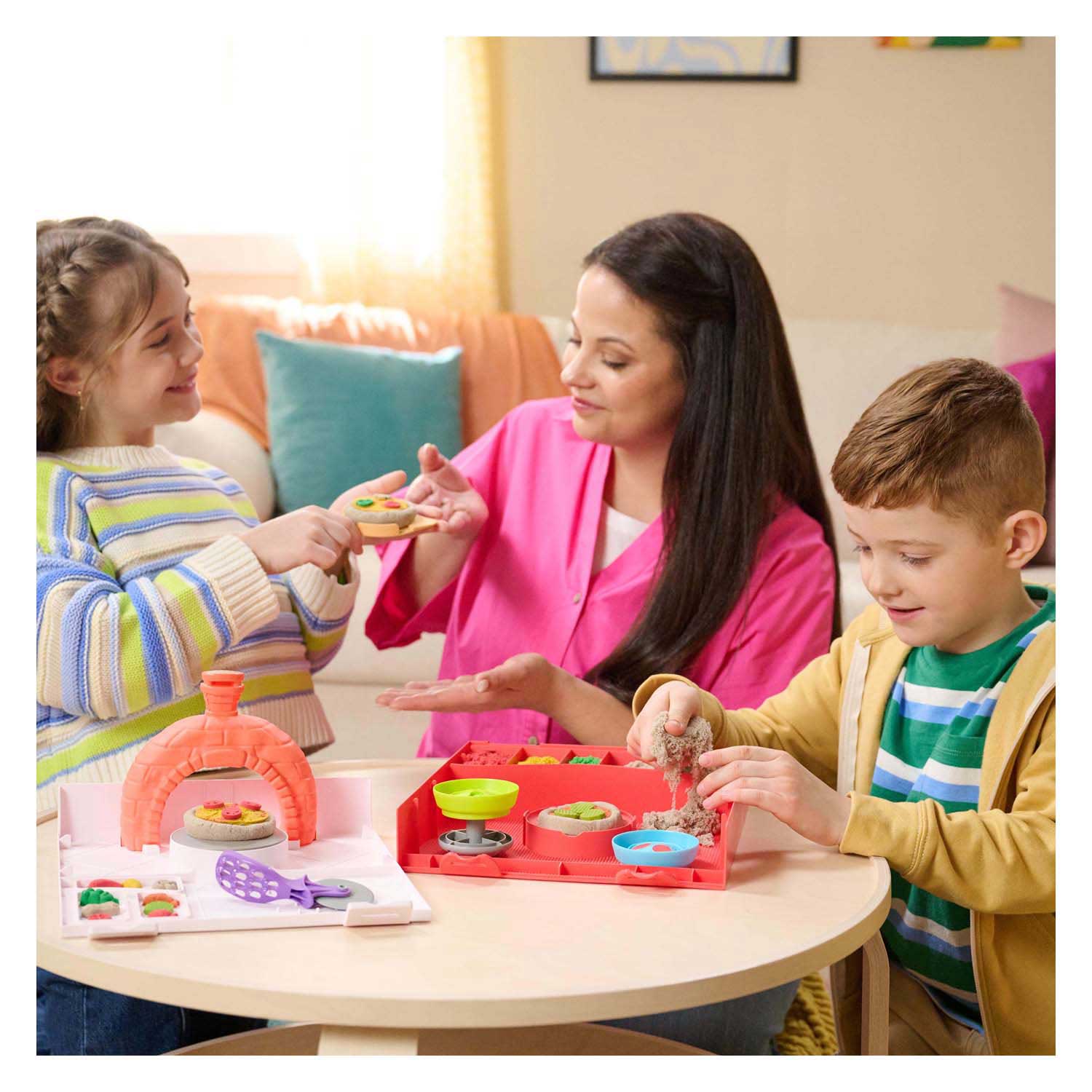 Kinetic Sand - Squish Pizza Set