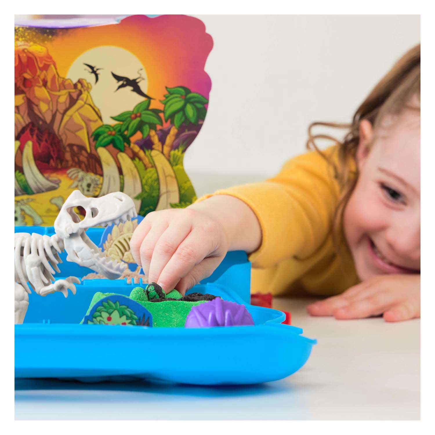 Kinetic Sand - T-Rex Dino Koffer