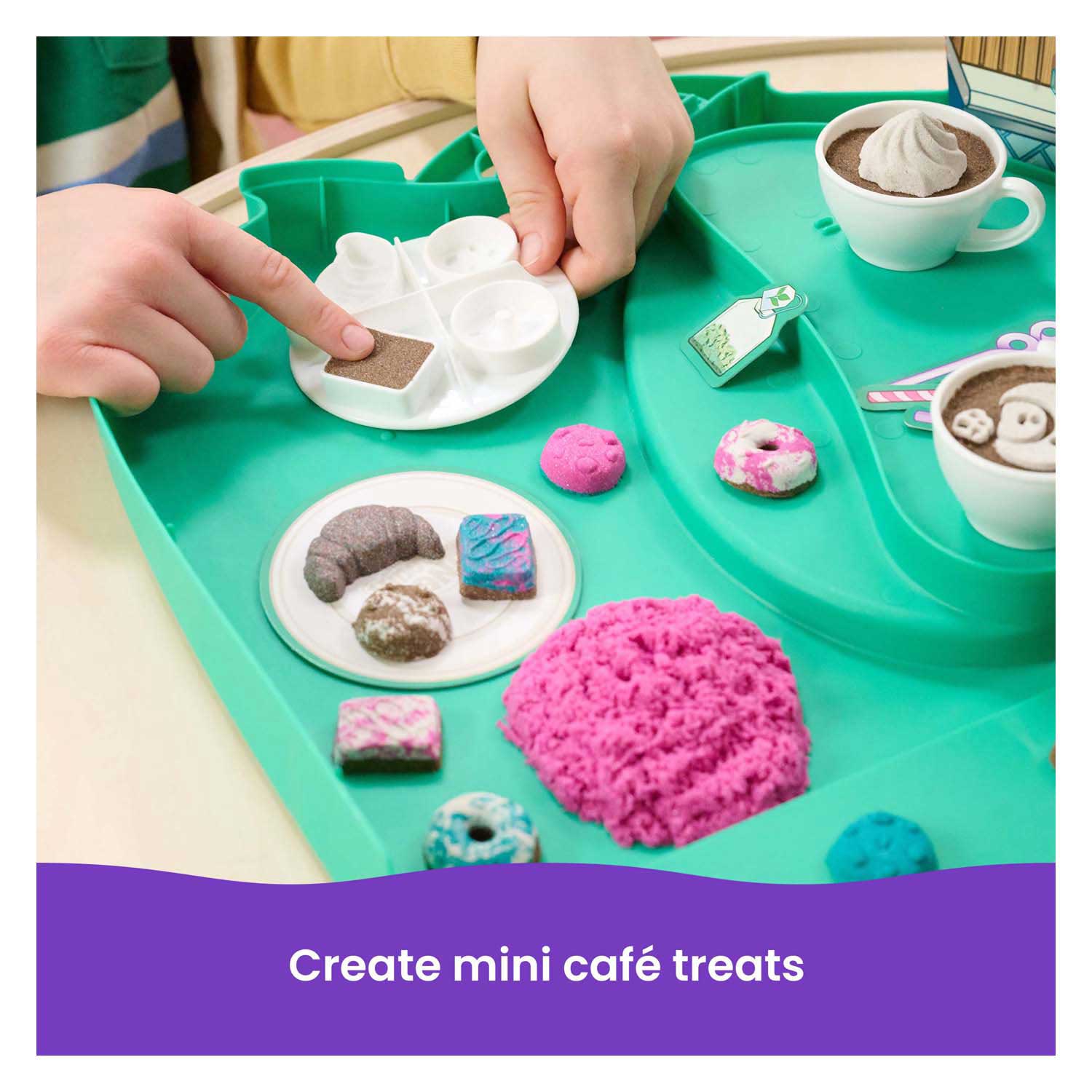 Kinetic Sand - Cafe Case Speelset