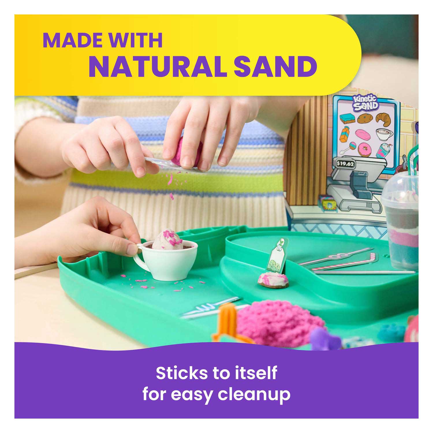 Kinetic Sand - Cafe Case Speelset
