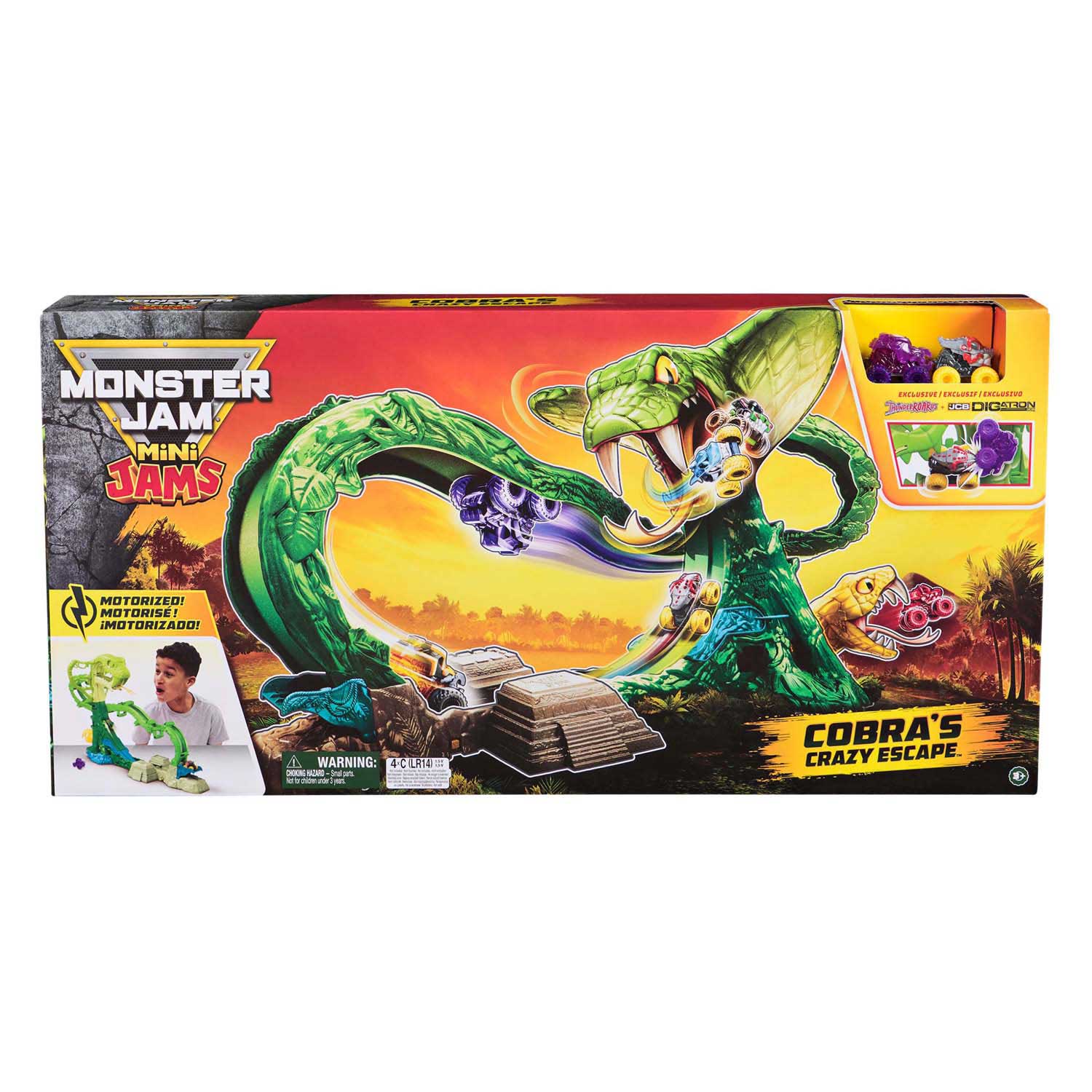 Monster Jam - Mini Jams Cobra Booster Speelset