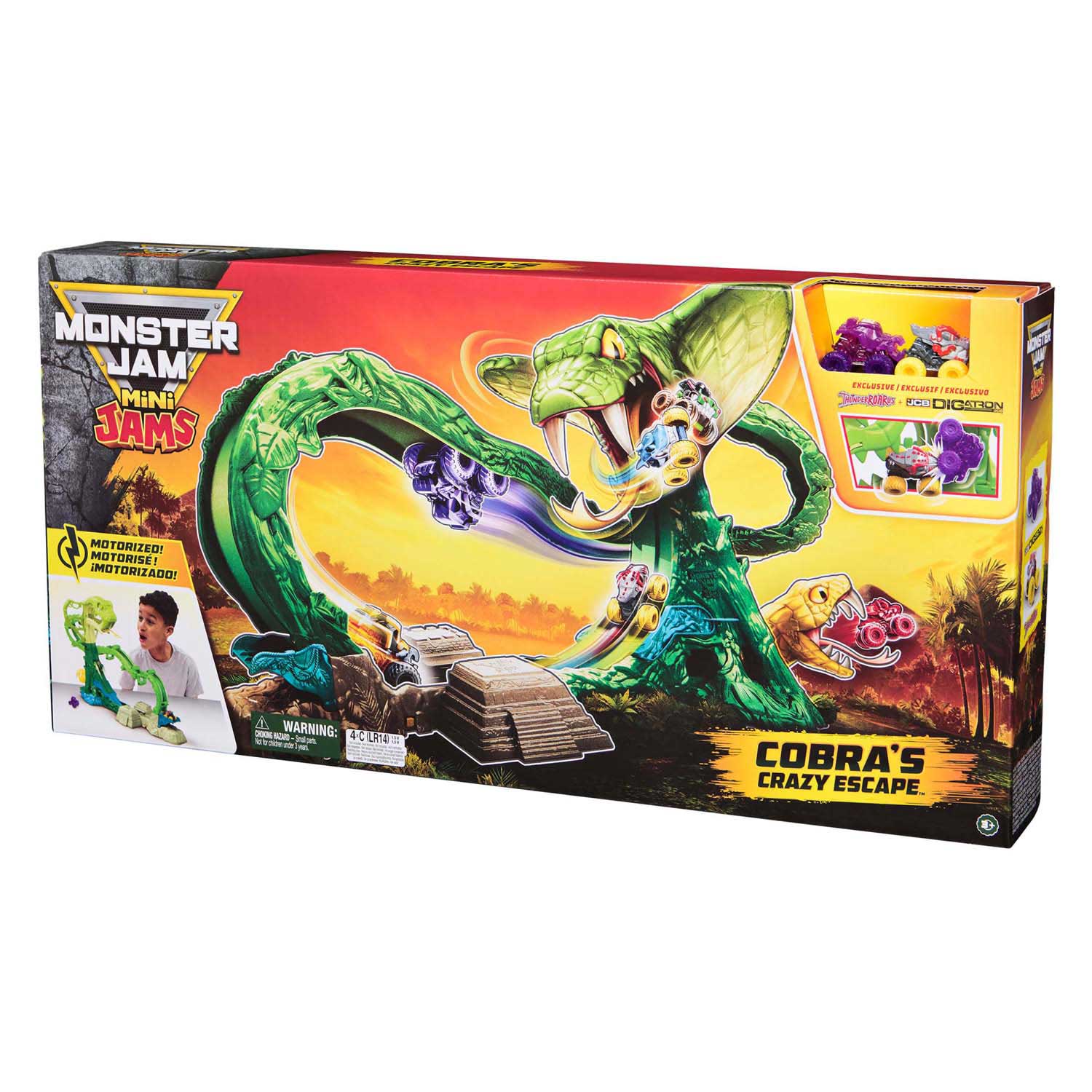 Monster Jam - Mini Jams Cobra Booster Speelset