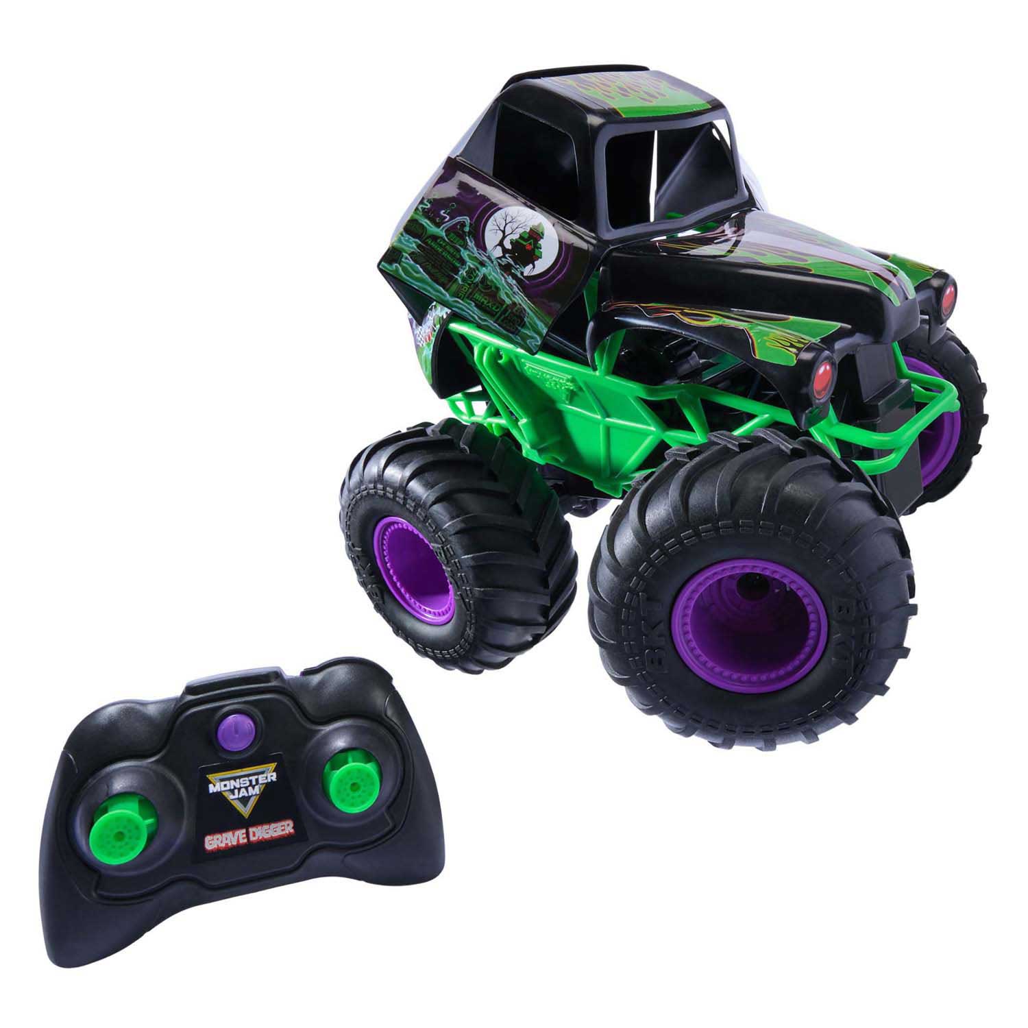 Monster Jam - Grave Digger télécommandé 1:15 Smash and Bash