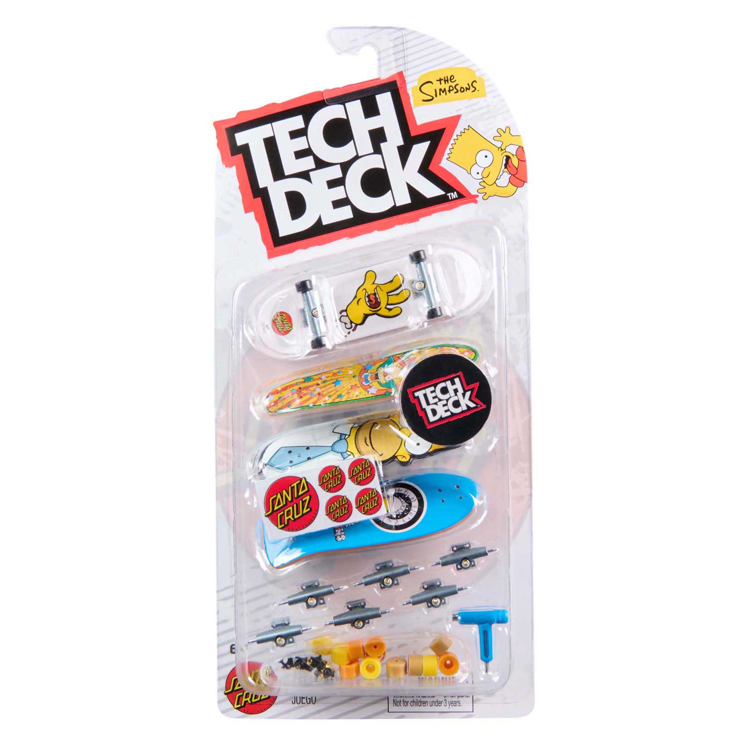 Tech Deck - Fingerboards Simpsons - 4dlg.