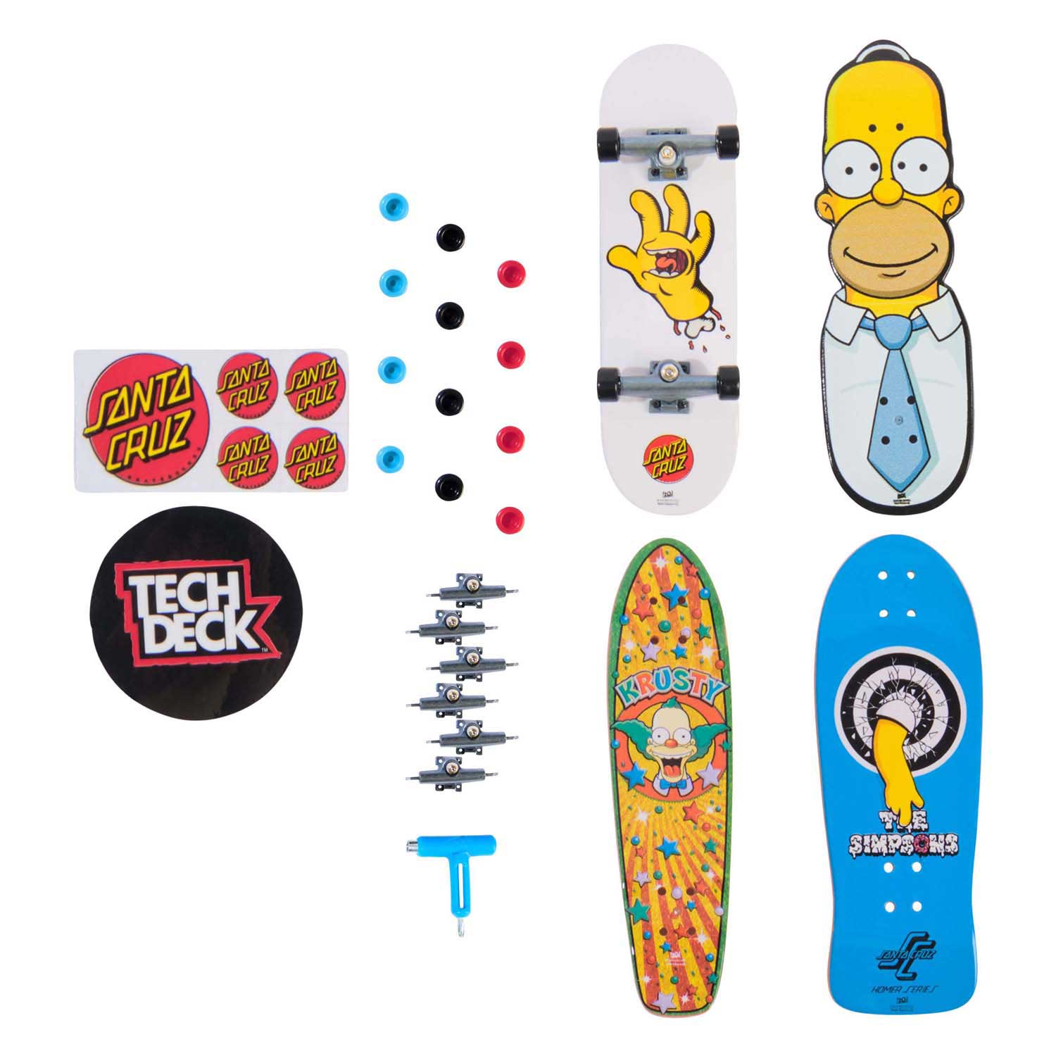 Tech Deck - Fingerboards Simpsons - 4dlg.