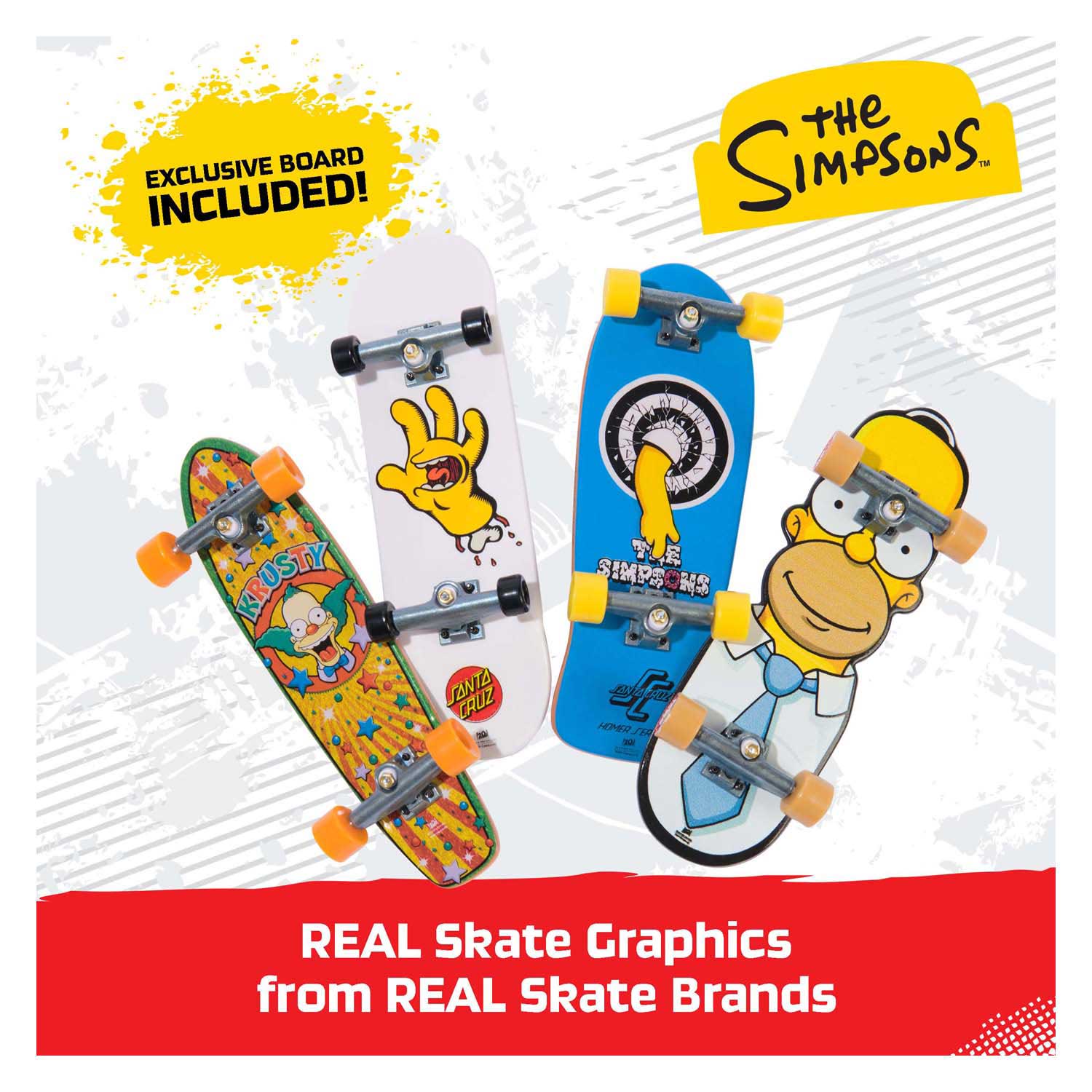Tech Deck - Fingerboards Simpsons - 4dlg.